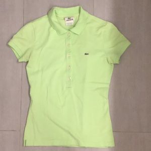 Green Lacoste Polo